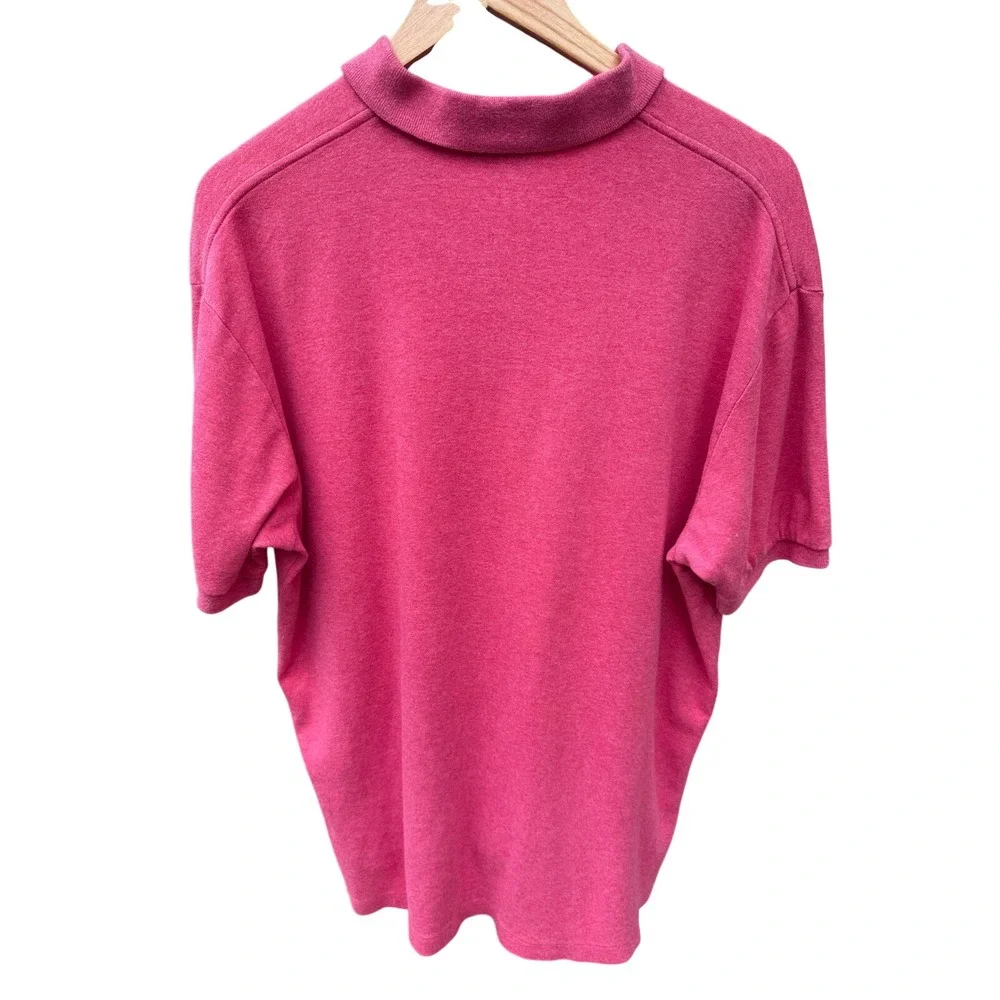 Polo Ralph Lauren Mens Shirt Large Raspberry Cotton‎ Short Sleeve Pony Logo